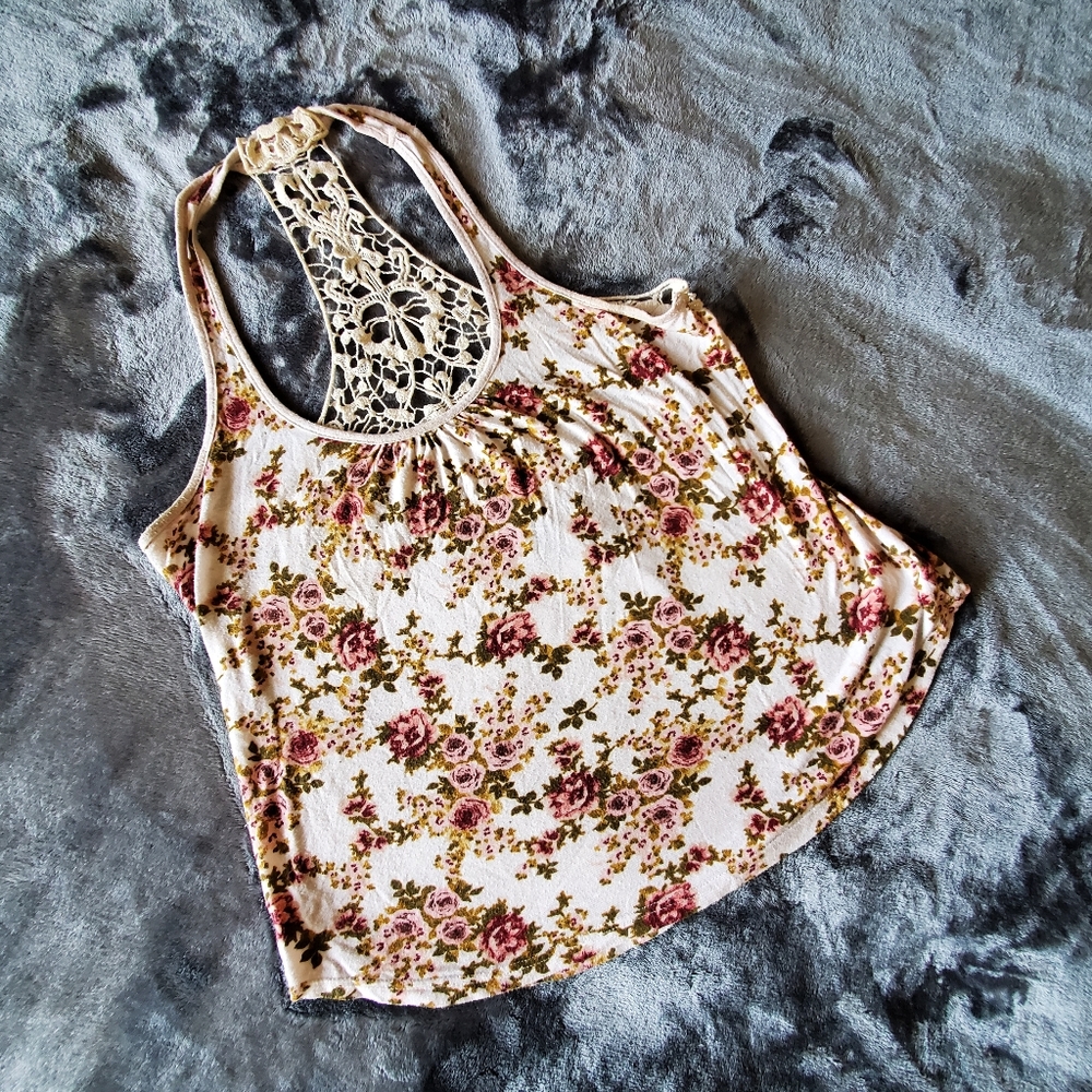 Vintage Floral Blouse